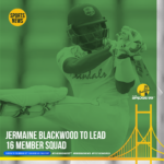 Batsman Jermaine Blackwood has been selected to lead a 16-member Jamaica Scorpions squad for the upcoming Regional Super50 tournament which starts this weekend. The Scorpions are scheduled to play regional teams Trinidad and Tobago Red Force, Windward Volcanoes, Leeward Hurricanes and Barbados Pride in Antigua with the team set to arrive in Antigua on October 27 and the series running until November 19