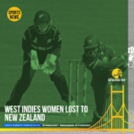 And the West Indies suffered another defeat as the women also lost to New Zealand in the 4th match of their T20 series at the Sir Viv Richards Stadium in Antigua on Wednesday. The Windies made 15 in the super over with Natasha Mclean making 6 and Hayley Matthews 3 with 6 extras.